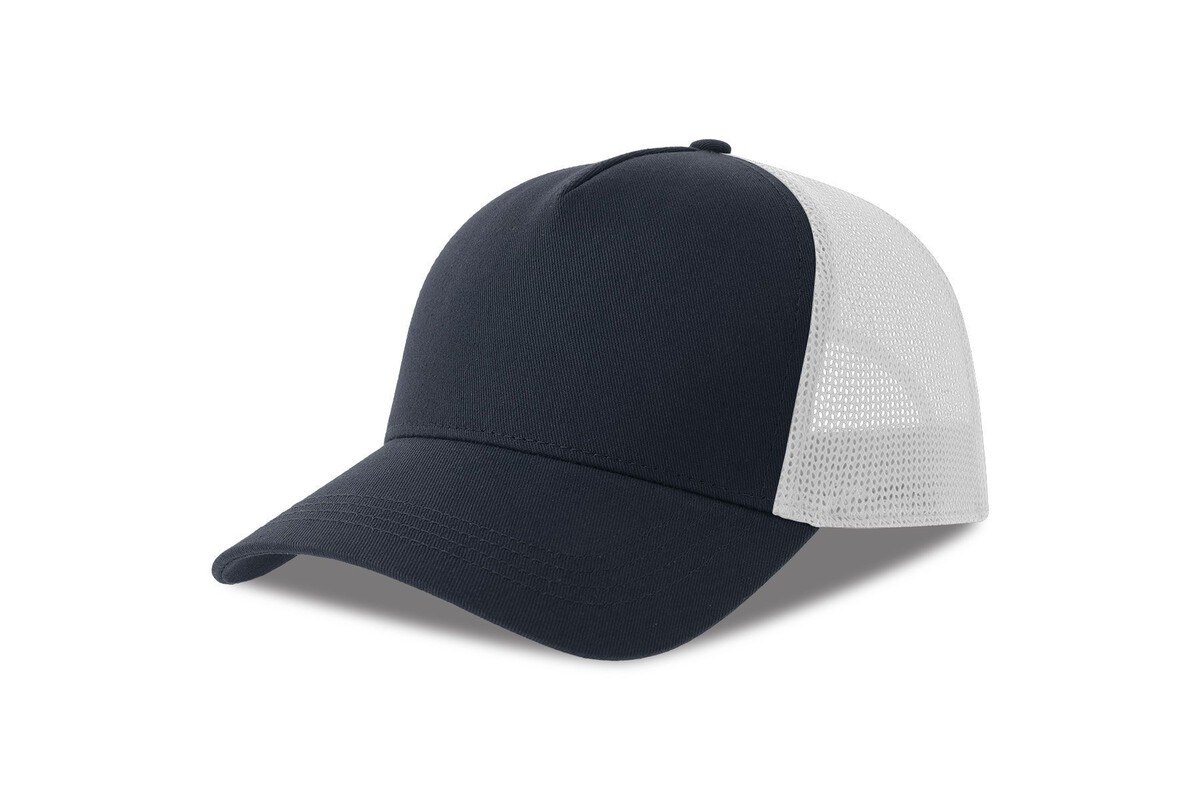 ATLANTIS HEADWEAR AT228 - 5-panel cotton trucker-style cap